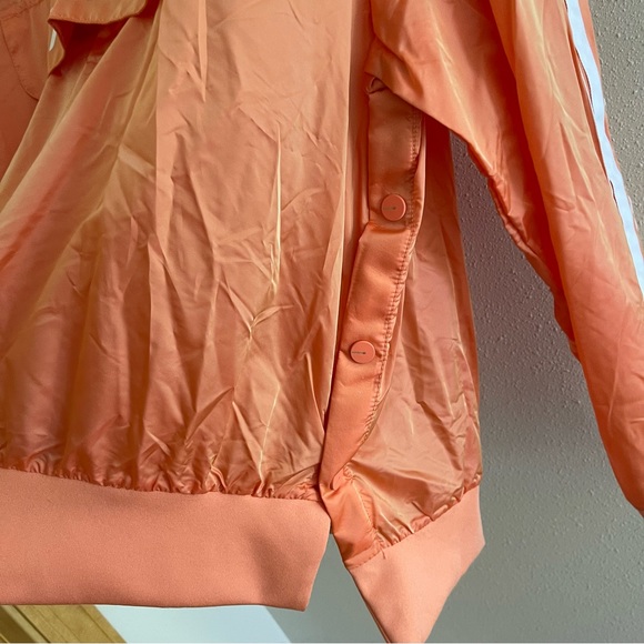 Adidas Orange Windbreaker”Fiarucci” Lightweight Hooded Jacket - Picture 7 of 13